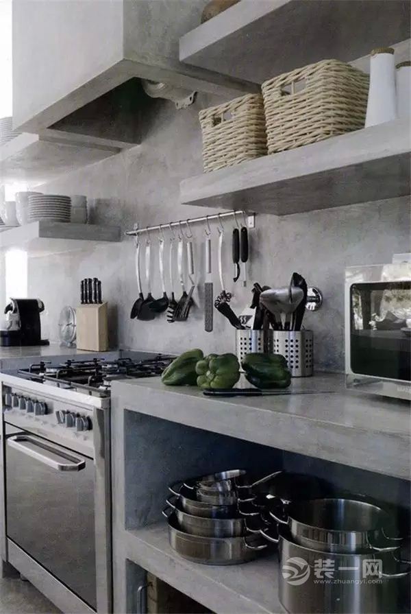 随性水泥毛坯房装修效果图 美观宽敞度你无法想象